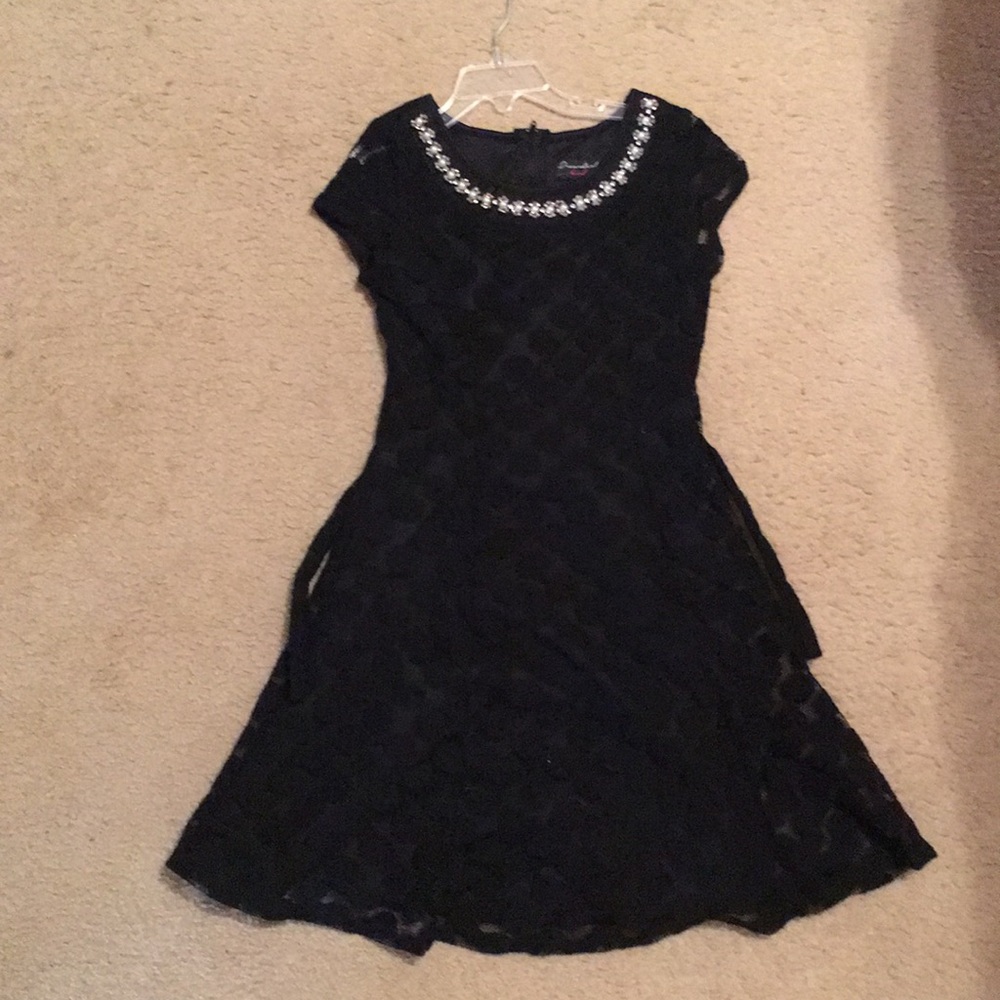 Girls black dress